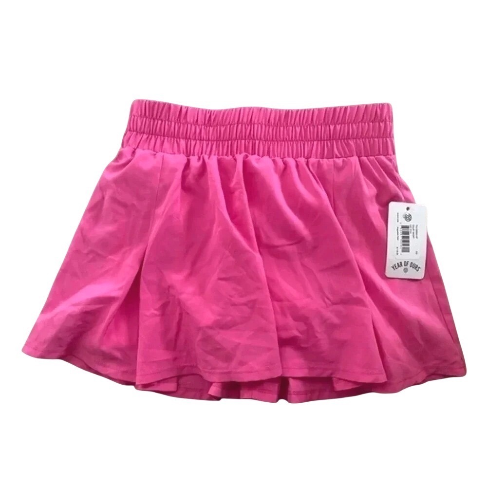NWT! Year of Ours Court Skort Hot Pink Womens size XS